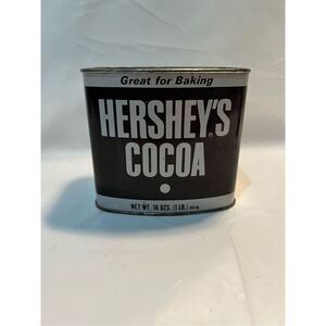 Hersheys Cocoa Metal Collectable Tin in Good Shape